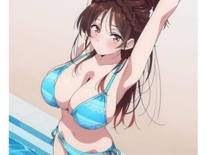 【音声付き動画6本】プールで水着の水〇千鶴とプライベートレッスン【爆乳コレクション】  エロ画像764721